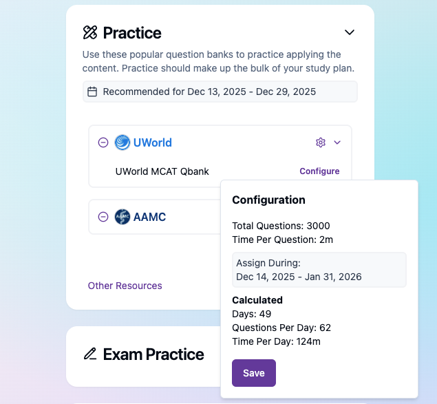 MCAT Tools Update